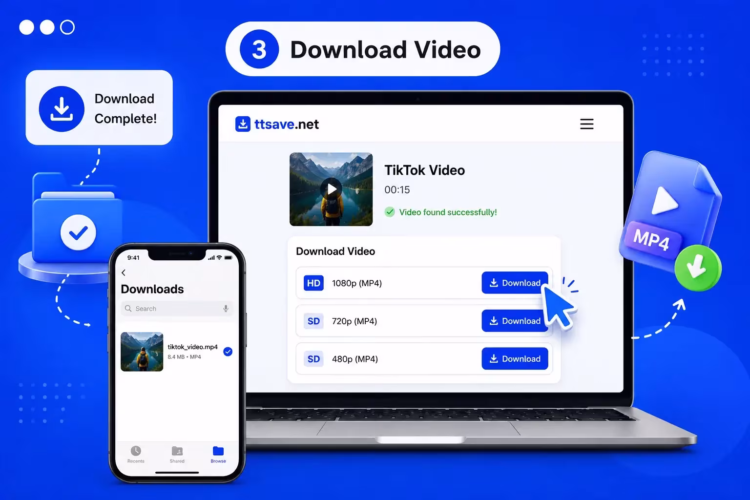 How to download TikTok videos using an online TikTok Downloader